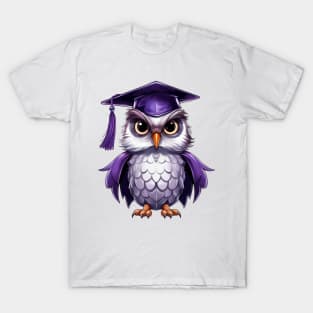 Purple Owl Graduation T-Shirt